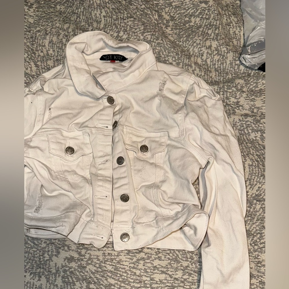 Crop top Jean jacket